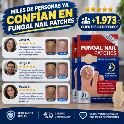 NailReset™ Parche Antifúngico para Hongos