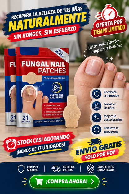 NailReset™ Parche Antifúngico para Hongos