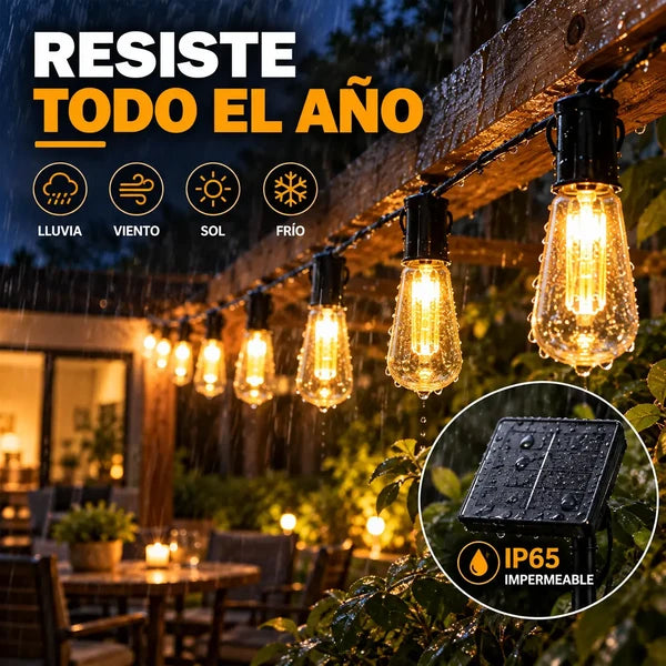 LUMIRA™ Guirnalda Solar 10M 10 Ampolletas
