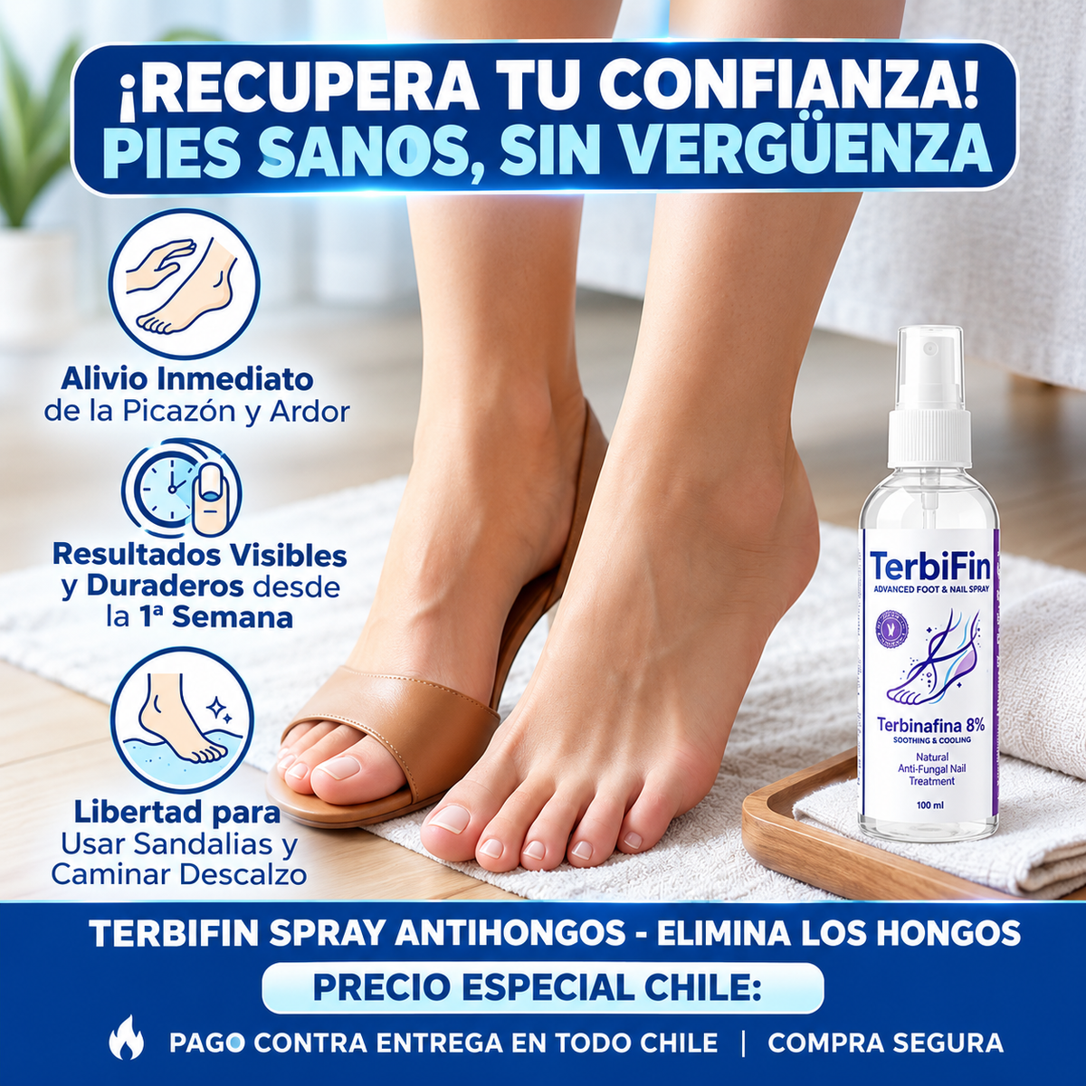 FungiStop™  Spray 8% Anti-Hongos Pies Uñas